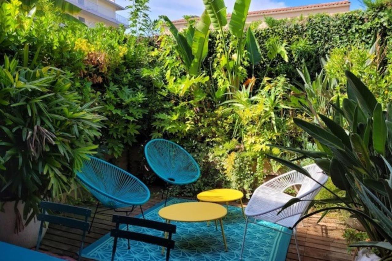 Nice Studio 30 M With Terrace And Pool Антиб Экстерьер фото